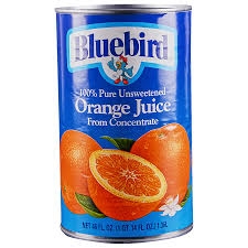 BLUEBIRD ORANGE JUCIE